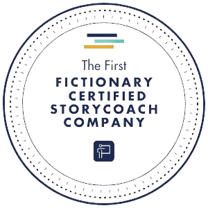 Fictionary Certified StoryCoach Company Badge - Editing Services